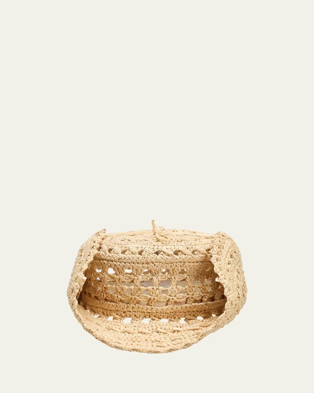 x High Summer Logo Raffia Sun Hat